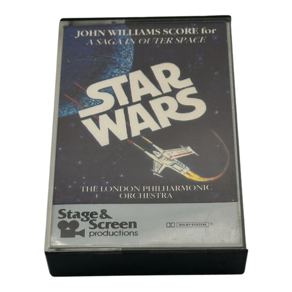 Vintage John Williams Score For A Saga In Outer Space Star Wars Casette 1983